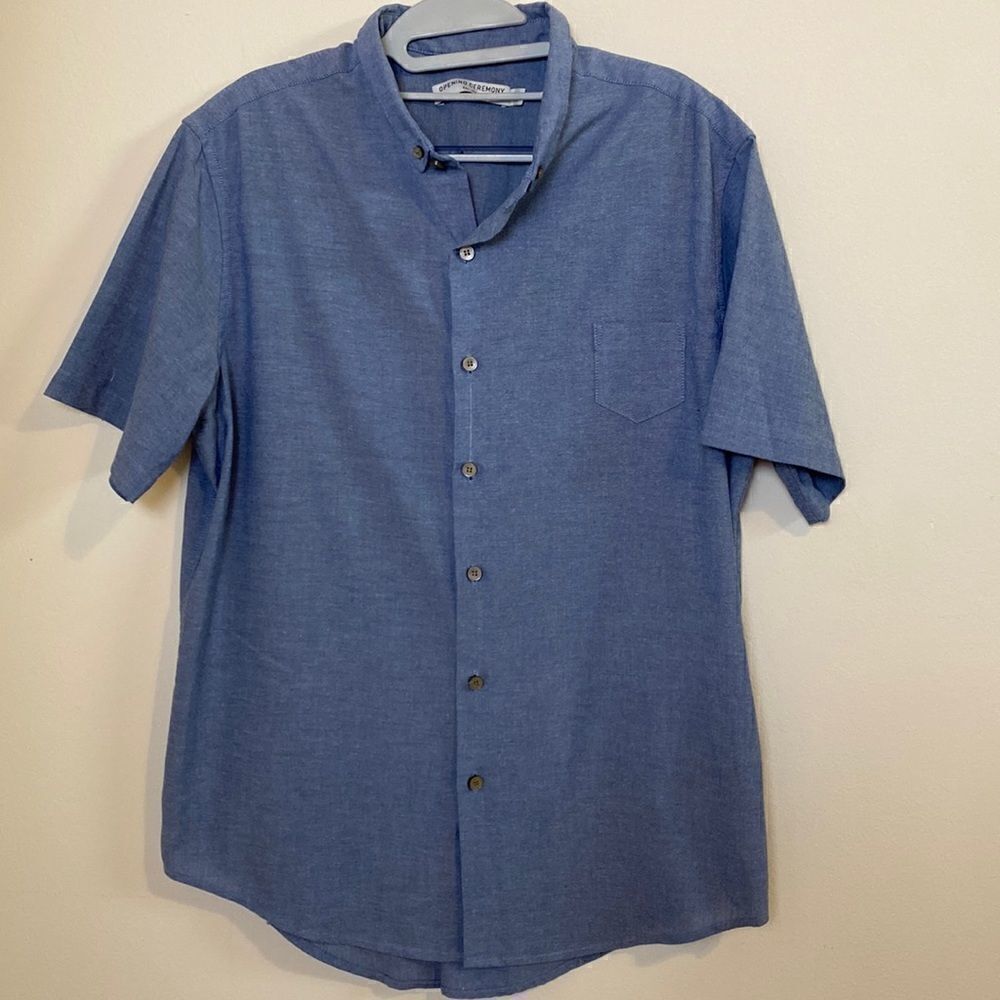 Opening Ceremony Shirt Chambray Denim 